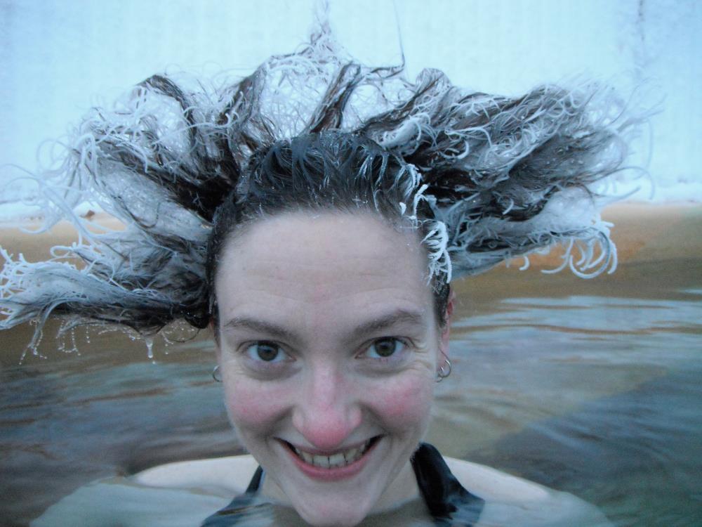Image result for pictures of yukon hair freezing competition